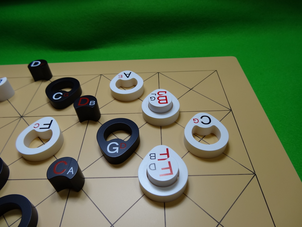頭脳ゲーム&ボードゲーム「ユニオンマスター」の途中経過